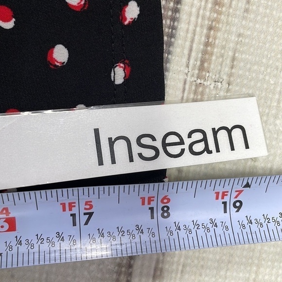 Wisp Romper Pants Suit Cropped Black Red Dots Lottie Pockets Belt Size 2 - Picture 13 of 16